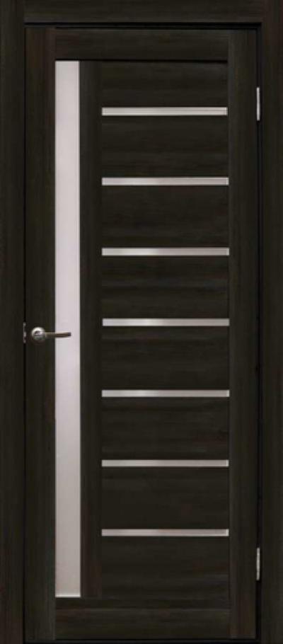 Межкомнатная дверь Дубрава сибирь Акация чёрная (Вертикаль)