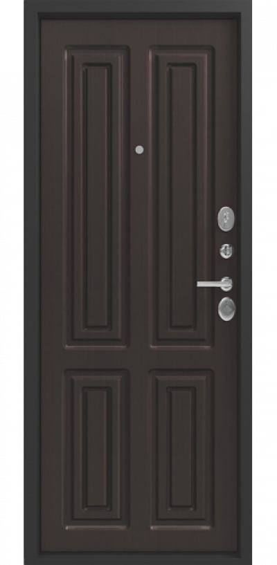 Входная дверь LUX-6 черный шелк-венге шелк (Центурион)