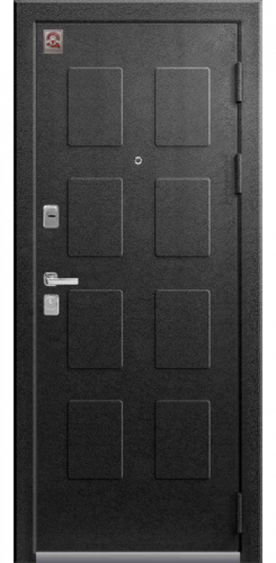 Входная дверь LUX-5 серый муар-смоки софт (Центурион)