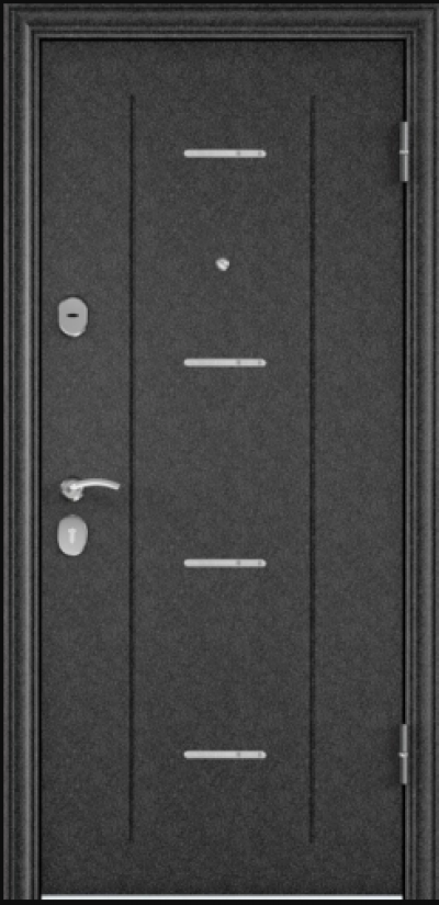 Входная дверь DELTA 112 Синий букле / CT Wood Light Grey (TOREX)