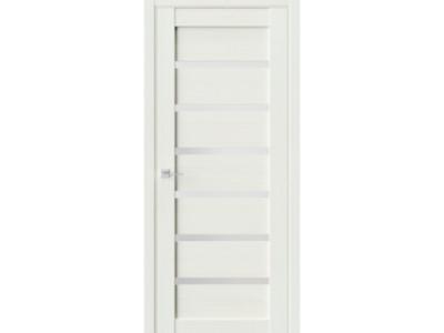 Межкомнатная дверь Q5 Лиственница белая (белый сатинат)
