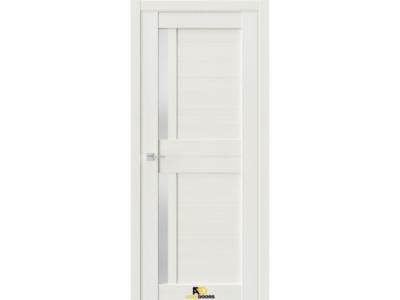 Межкомнатная дверь Q1 Лиственница белая (белый сатинат)