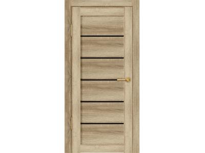 Межкомнатные двери Рио Дуб европейский Черный лакобель