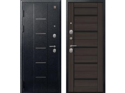 Входная дверь Центурион V-05 960*2050 L Черный муар-Лиственница темная Центурион  2023/2024