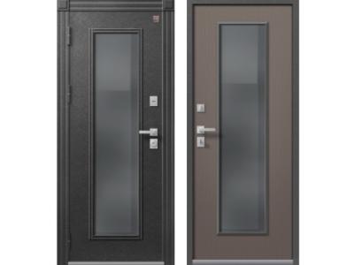 Входная дверь T-2 PREMIUM Антрацит муар-Софт ясень грей 2022