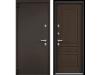 Входная дверь с терморазрывом Снегирь Артик Букле коричневый-Дуб коньяк
