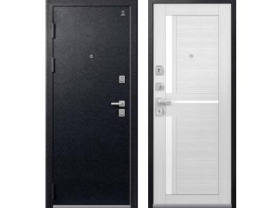 Входная дверь Центурион С-102 Черный муар - Сноу  2025