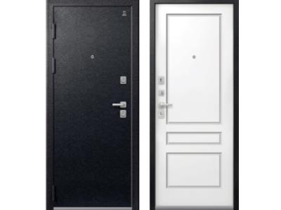 Входная дверь Центурион С-101 Черный муар - Белый  2025