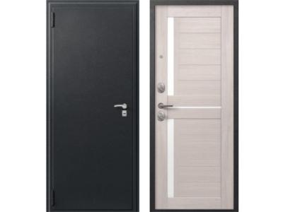 Входная дверь Центурион А-01 Черный сатин-Капучино 2025