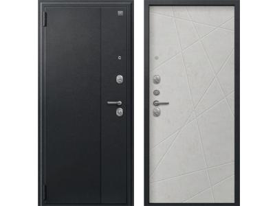 Входная дверь Центурион А-03 Черный сатин-Бетон светлый 2025