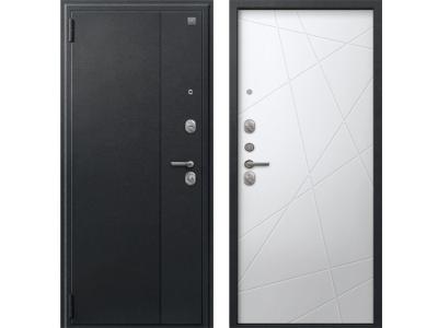 Входная дверь Центурион А-03 Черный сатин-Кашемир белый 2025
