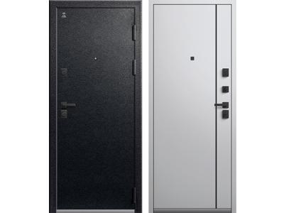 Входная дверь Центурион С-106 Черный муар - кашемир белый 2026