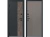 Входные двери С-112 черный муар+кварц черный+орех мокко - Кашемир базальт 2025