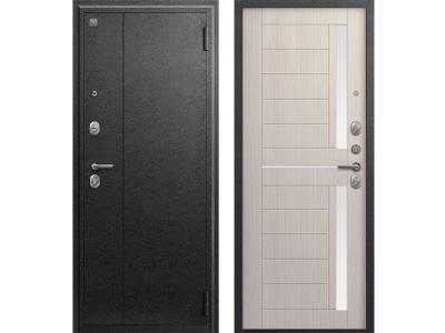 Входная дверь Центурион А-01 Черный сатин-Капучино 2025