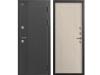 Входные двери Т-100 Антик серебро - Седой дуб с терморазрывом 2026
