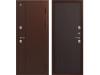 Входные двери Т-100 Медь антик - Темная лиственница с терморазрывом 2026